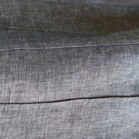 100% Linen skirt, size 12, grey color, "Mario Serrani", made in Italy - Picture 2 of 6